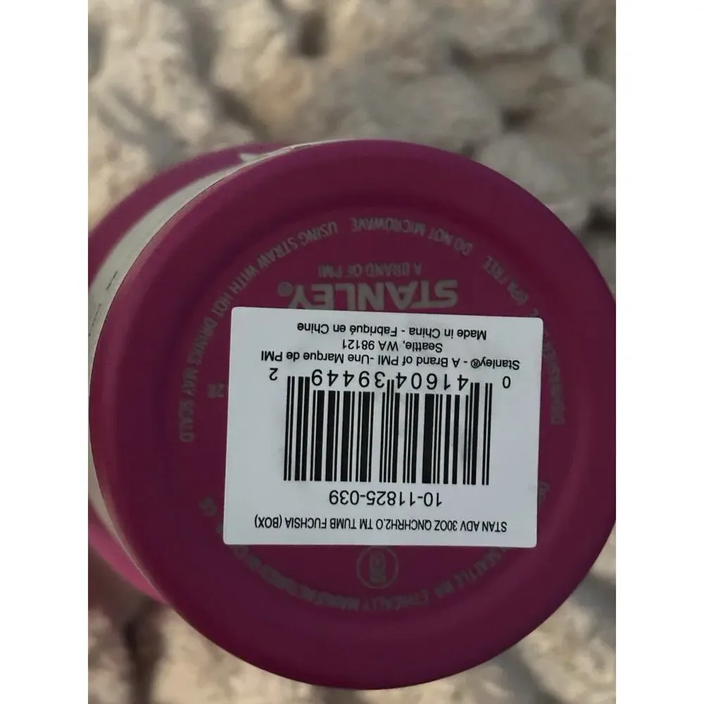 Stanley 30 Oz Tumbler New Authentic Quencher H2.0 Matte Pink Flowstate - Picture 6 of 6